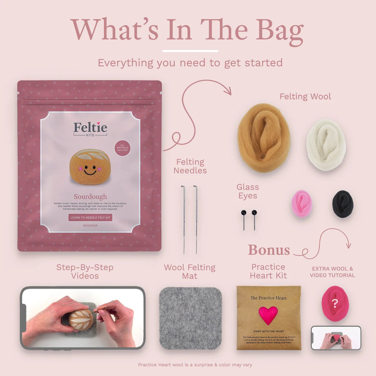 Feltie Kit - Sourdough