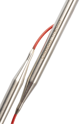ChiaoGoo SS Red Lace Circular Needles