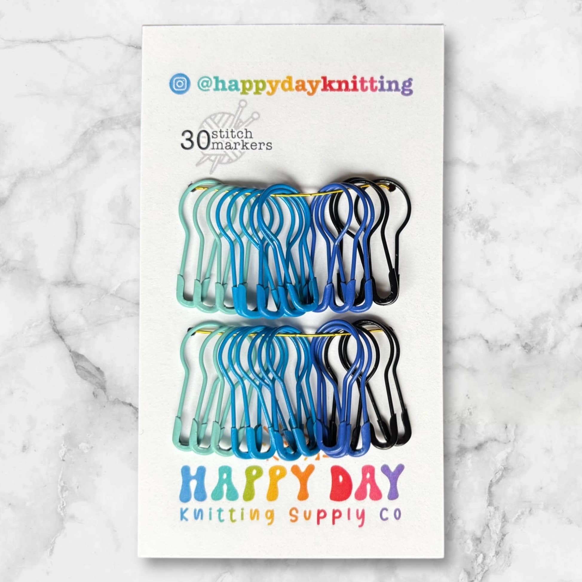 30 Locking Bulb Pin Stitch Markers