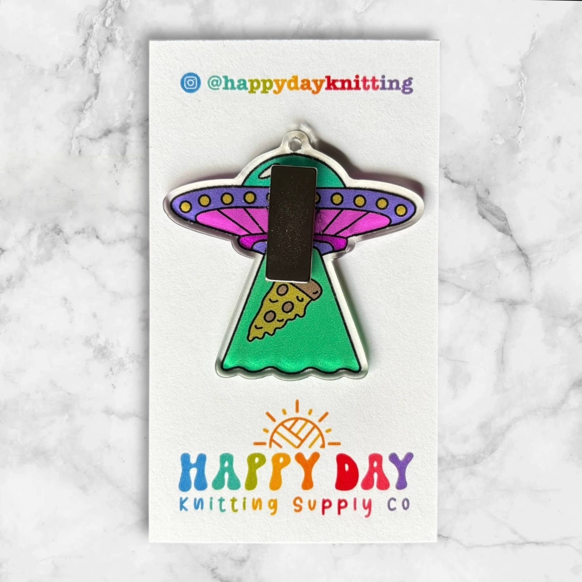 UFO Needle & Stitch Marker Minder #2