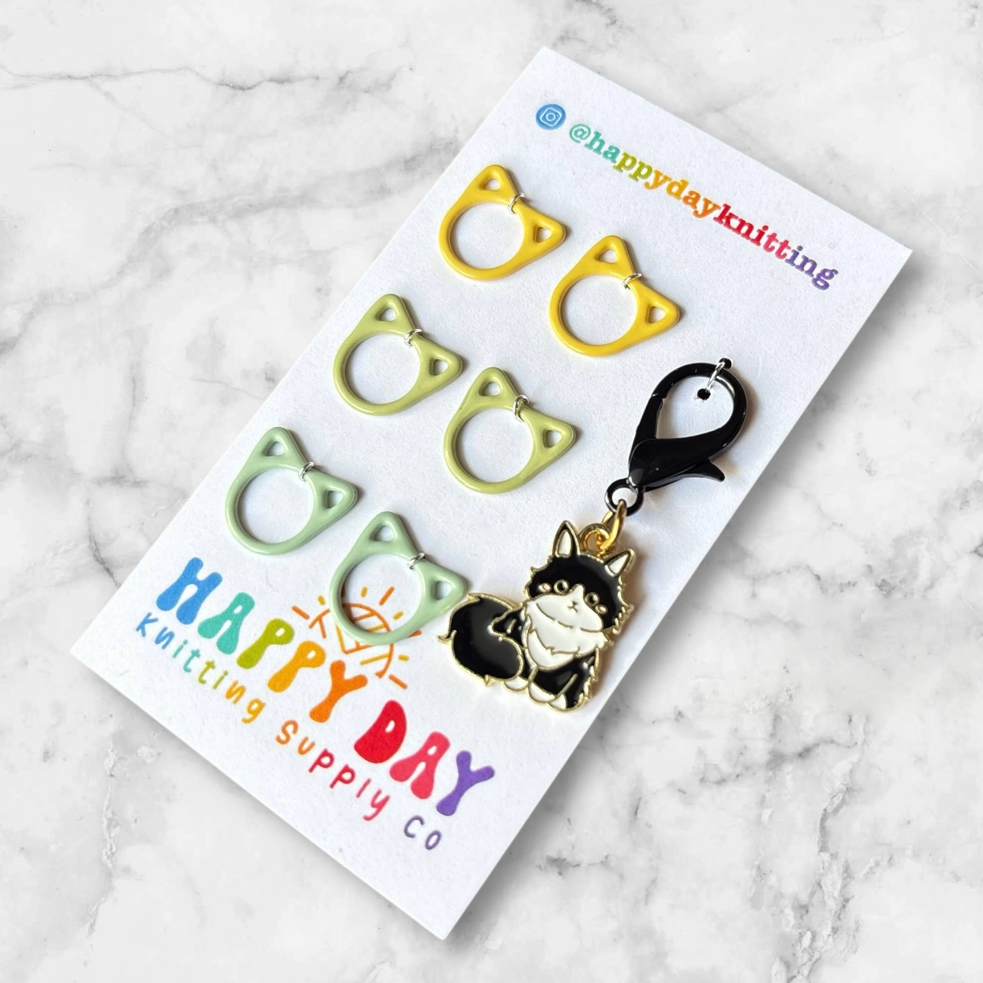 Cat Stitch Marker Packs - Cat Ring Sets