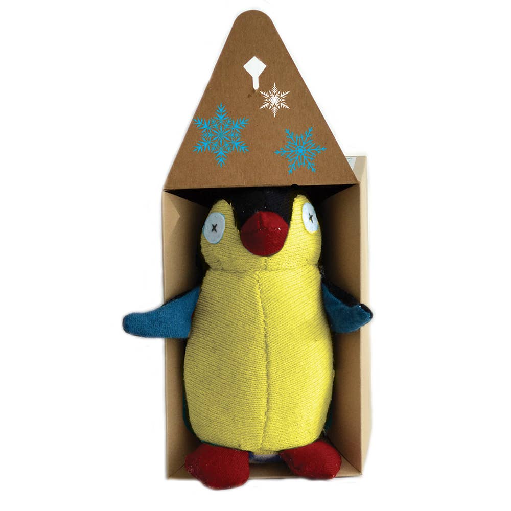 Penguin Stuffed Animal DIY Sewing Kit | Reclaimed Wool