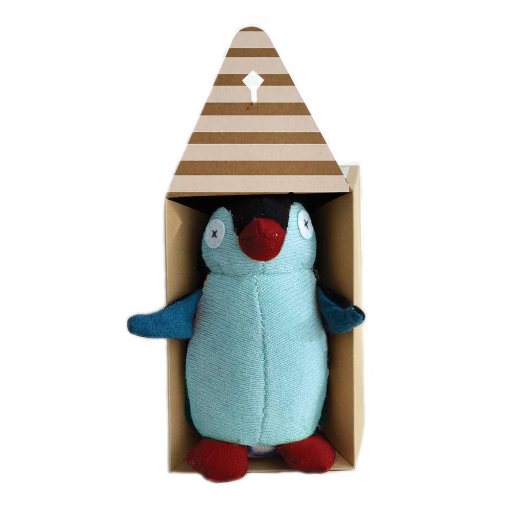 Penguin Stuffed Animal DIY Sewing Kit | Reclaimed Wool