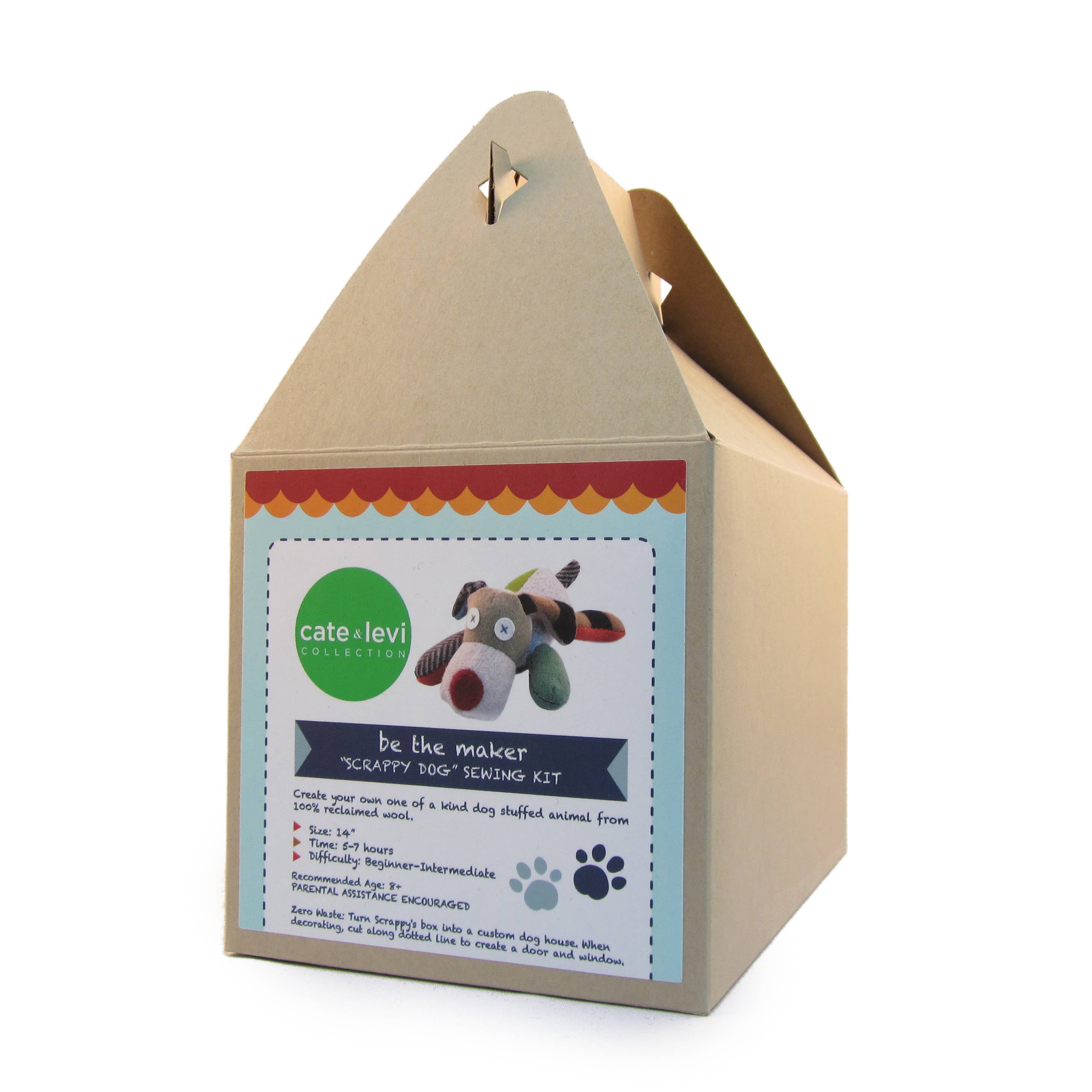 Scrappy Dog Stuffed Animal Kit | DIY Stuffed Animal Kit