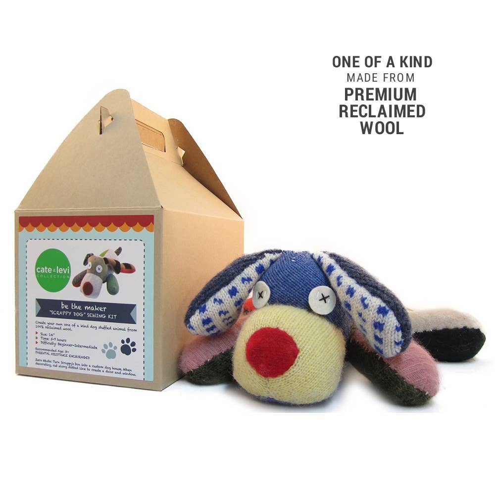 Scrappy Dog Stuffed Animal Kit | DIY Stuffed Animal Kit