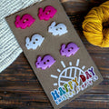 Bunny Buttons - Colourful Buttons for Crafting #6