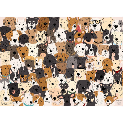 Rescue Dogs | Villager Puzzles 1000-Piece Puzzle | Designed in Alberta, Canada by Rachel Lyon