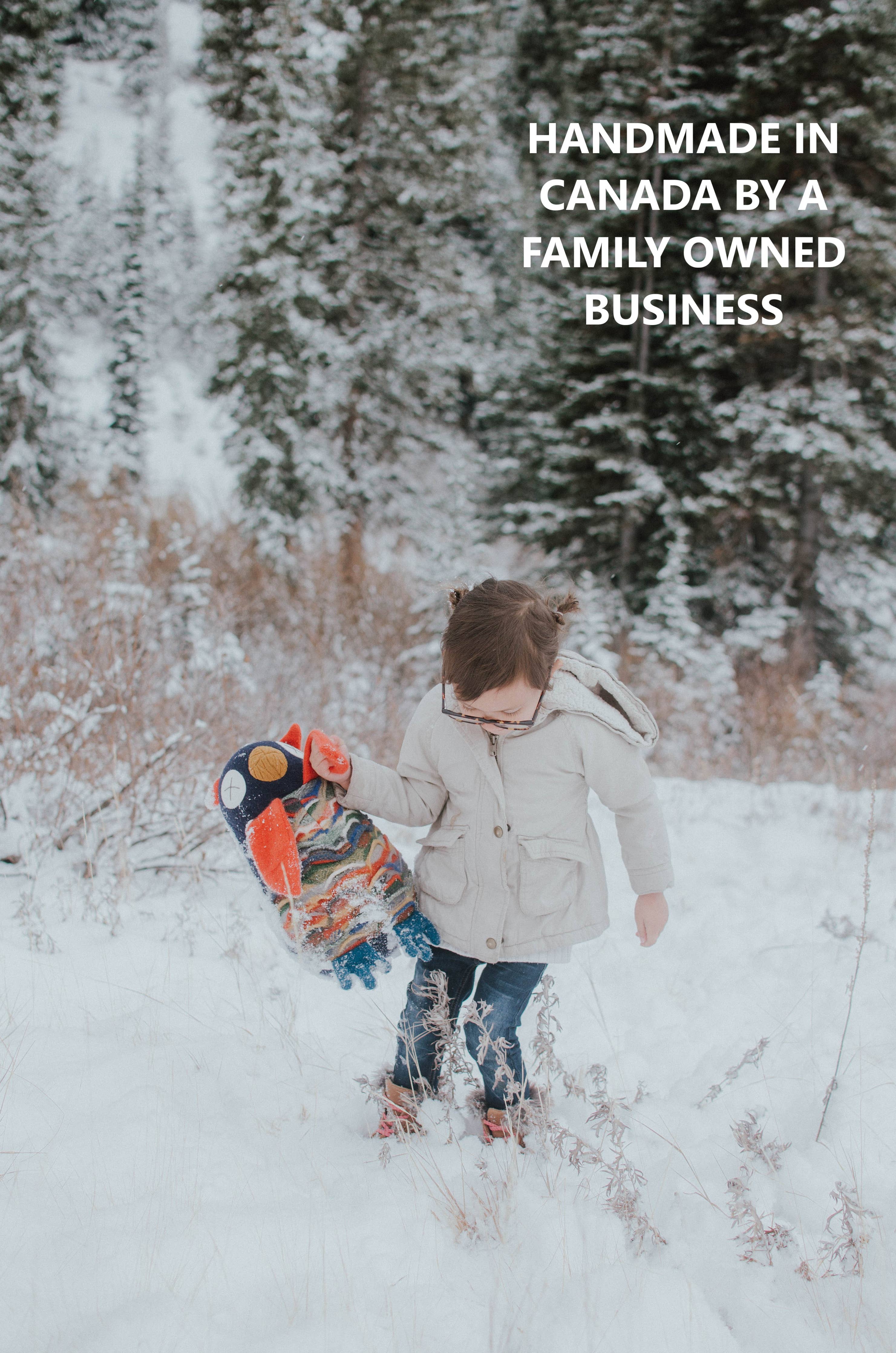 Owl Stuffed Animal DIY Sewing Kit | Reclaimed Wool