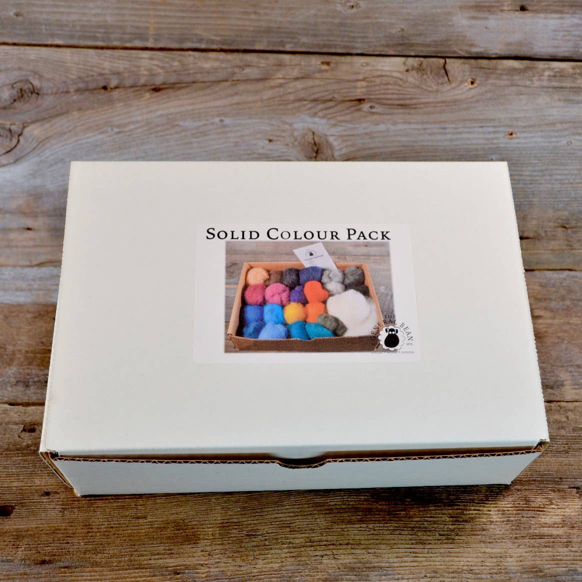 Needle Felting Wool - Solid Colours Pack