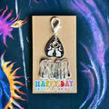 Twin Oracle Kitties Stitch Marker & Keeper with Pins