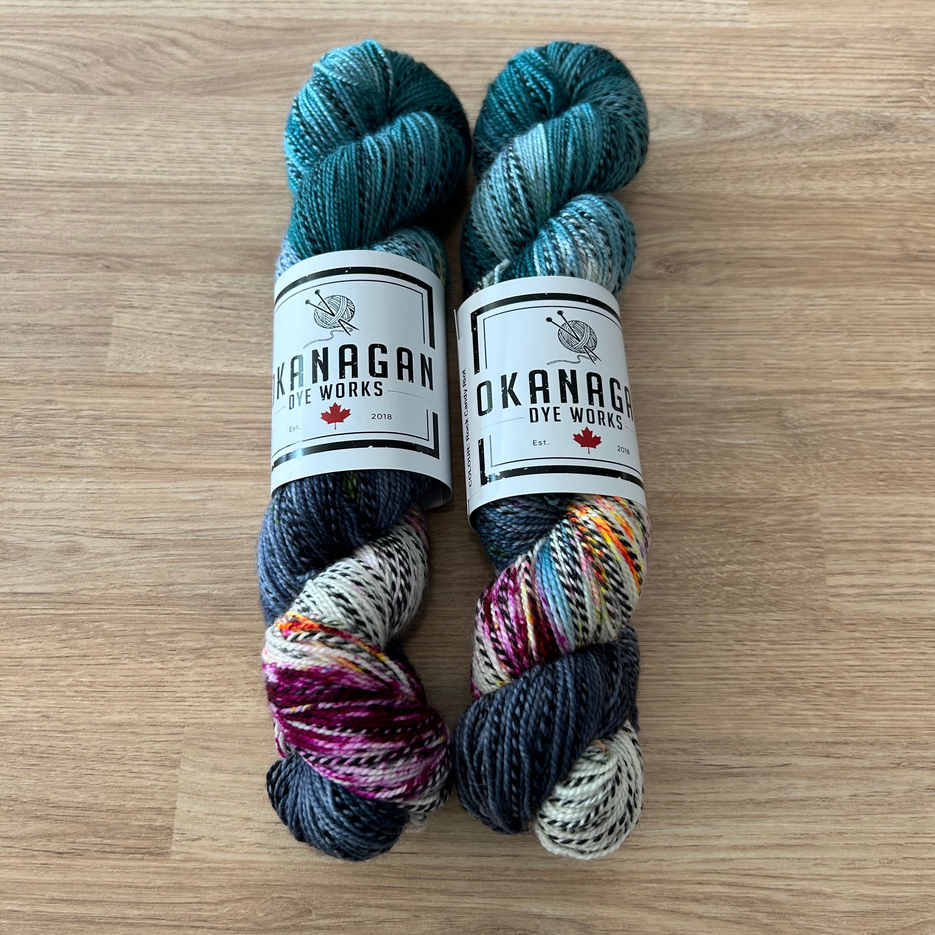 Zebra Fingering - Okanagan Dyeworks