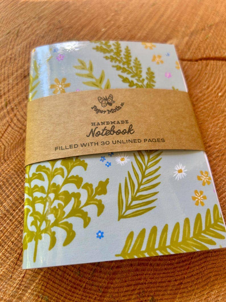 Paper Moth Co. Fern Handmade Pocket Notebook