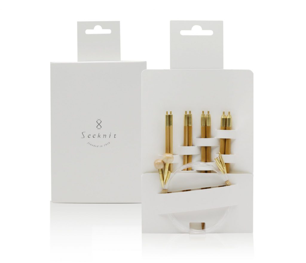 Kinki Amibari Koshitsu Interchangeable Circular Needle Set in Medium, 4 Sizes, 12.5cm (5")