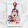 Cup of Love Cat Progress Keeper with Bulb Pin Stitch Markers