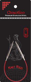 ChiaoGoo SS Red Circular Needles