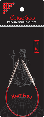 ChiaoGoo SS Red Circular Needles