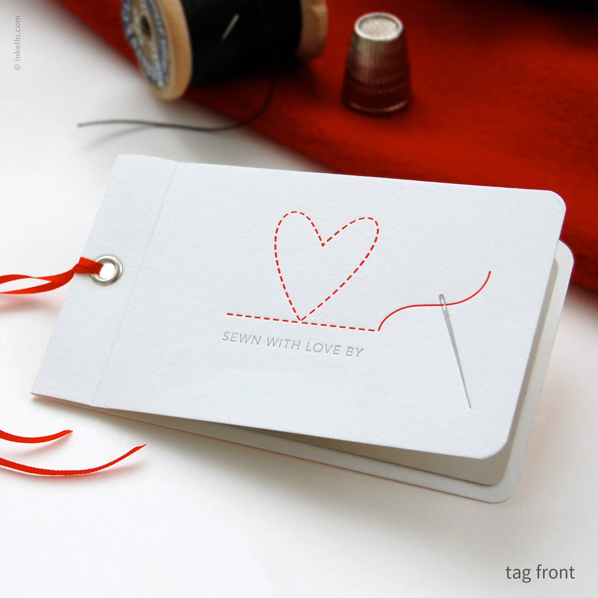 Heart Sewing Tag (#629)