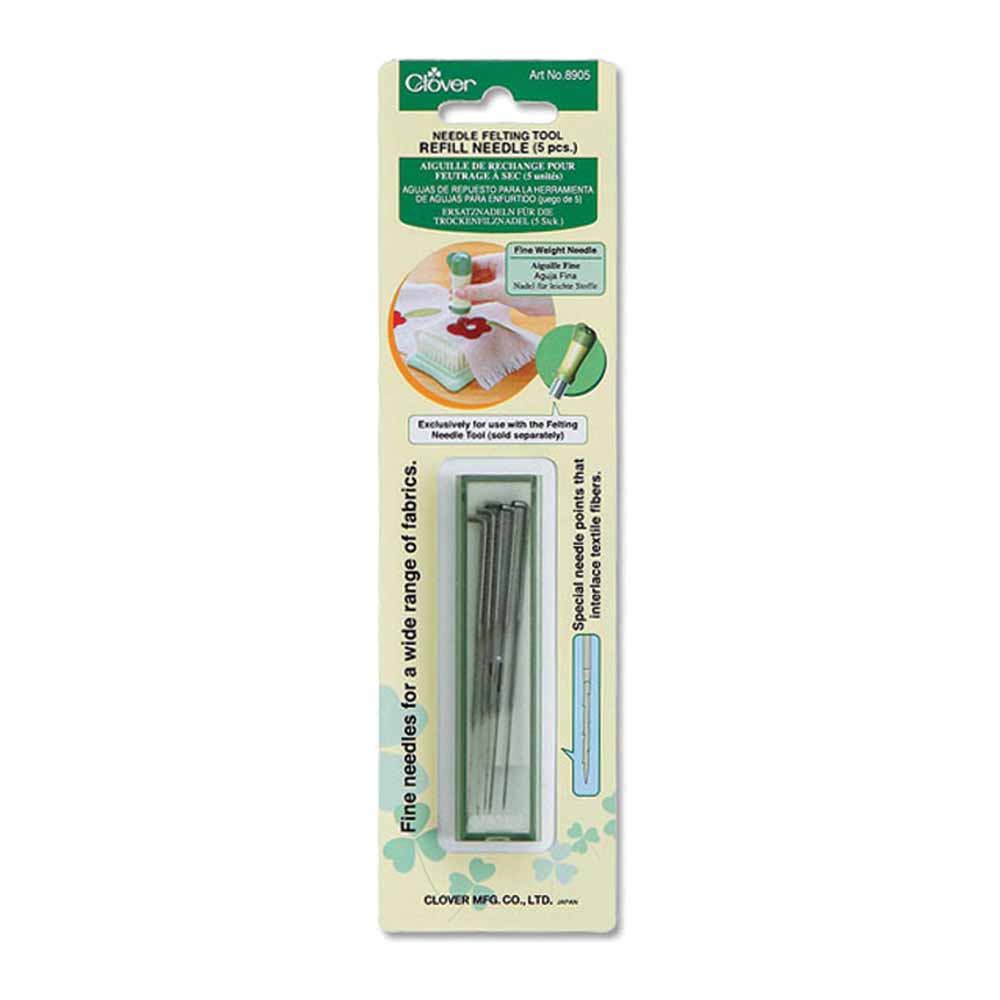 Clover Felting Needle Refill - Fine - 5pcs