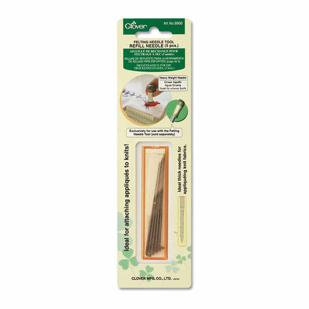 Clover Felting Needle Refill - Heavy - 5 pcs