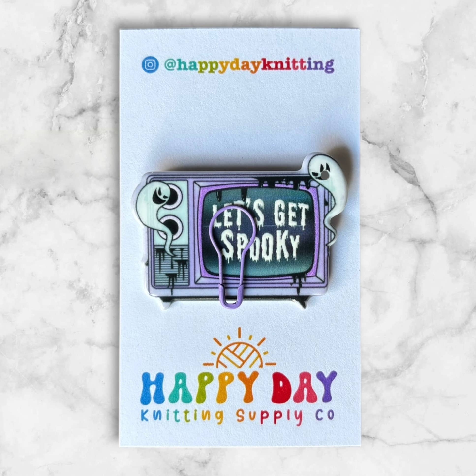 Spooky Needle & Stitch Marker Minder