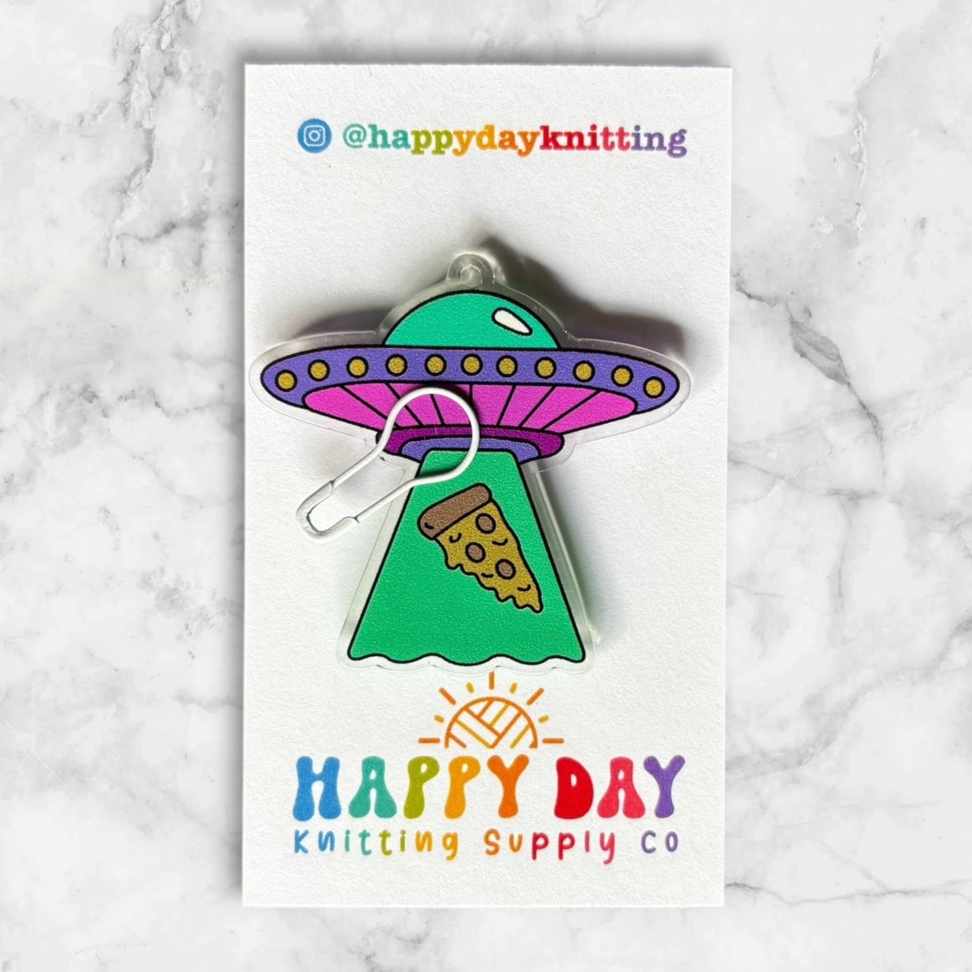 UFO Needle & Stitch Marker Minder #2