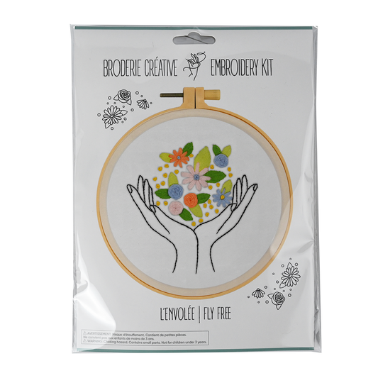 FLY FREE EMBROIDERY KIT