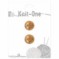 KNIT ONE Shank Wood Button - 20mm (3⁄4″) - Natural