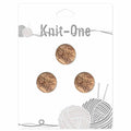 KNIT ONE Shank Wood Button - 18mm (3⁄4″) - Natural