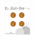 KNIT ONE Shank Wood Button - 18mm (3⁄4″) - Natural
