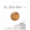 KNIT ONE Shank Wood Button - 35mm (13⁄8″) - Natural