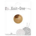 KNIT ONE 2 Hole Wood Button - 30mm (11⁄8″) - Natural
