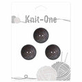 KNIT ONE 2 Hole Coconut Button - 23mm (7⁄8″) - Brown