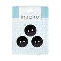 INSPIRE 2 Hole Button - 28mm (11⁄8″) - 3 count - Leather