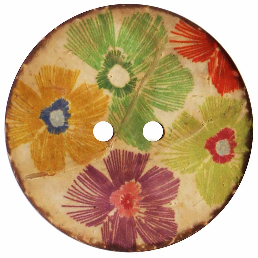 INSPIRE 2 Hole Button - 30mm (11⁄8″) - 3 count - Coconut