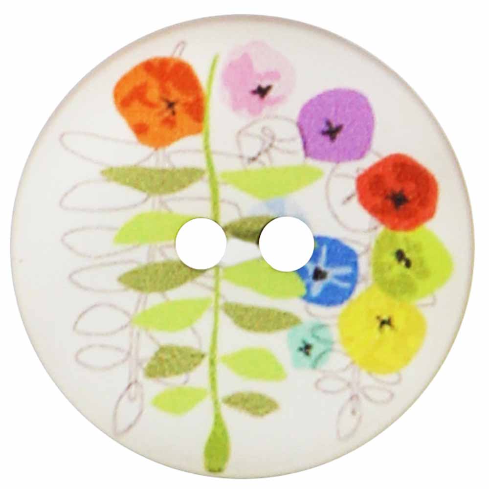 INSPIRE 2 Hole Button - 23mm (7⁄8″) - 4 count - Polyester