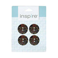 INSPIRE 2 Hole Button - 23mm (7⁄8″) - 4 count - Coconut