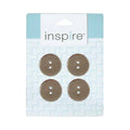 INSPIRE 2 Hole Button - 23mm (7⁄8″) - 4 count - Coconut