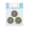 INSPIRE 2 Hole Button - 30mm (11⁄8″) - 3 count - Coconut