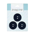 INSPIRE 2 Hole Button - 30mm (11⁄8″) - 3 count - Coconut
