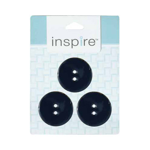 INSPIRE 2 Hole Button - 30mm (11⁄8″) - 3 count - Coconut