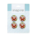 INSPIRE 2 Hole Button - 23mm (7⁄8″) - 4 count - Coconut