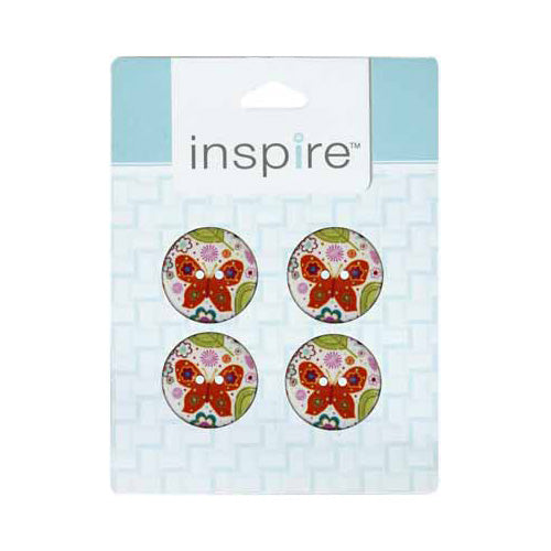 INSPIRE 2 Hole Button - 23mm (7⁄8″) - 4 count - Coconut