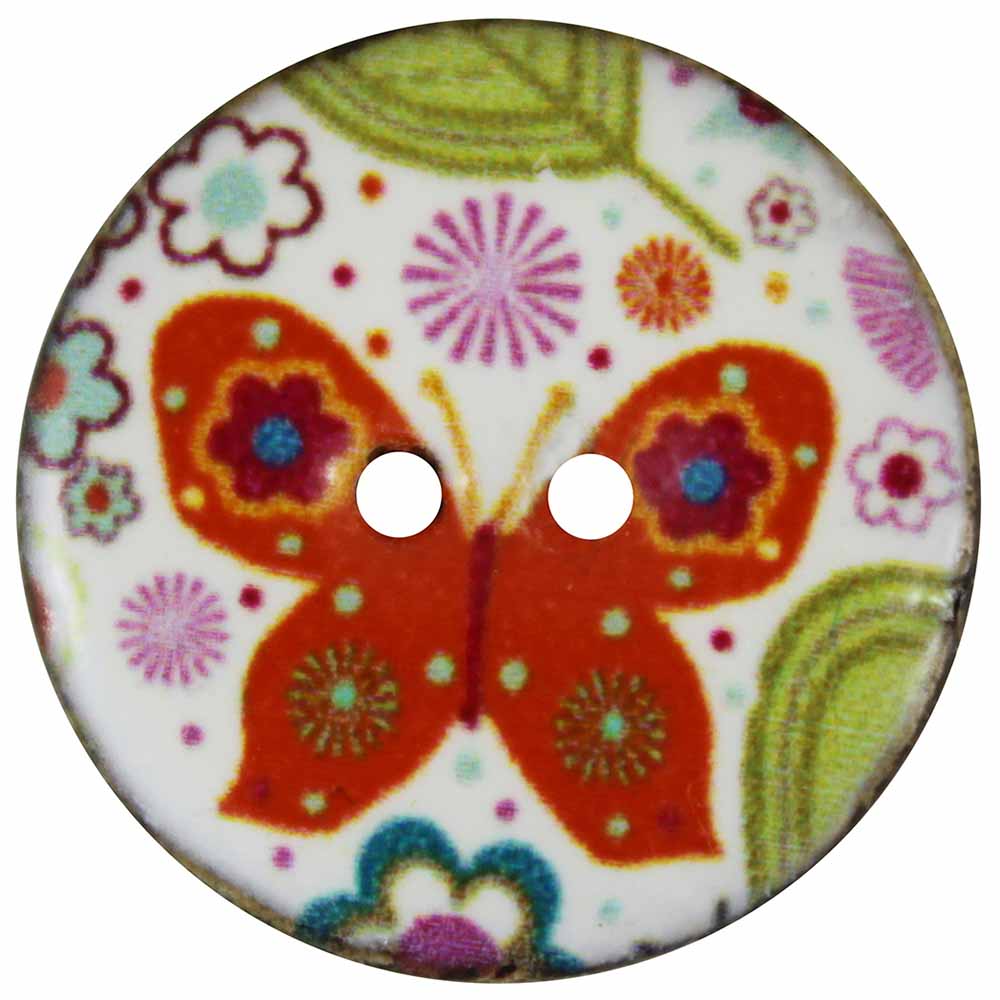 INSPIRE 2 Hole Button - 23mm (7⁄8″) - 4 count - Coconut