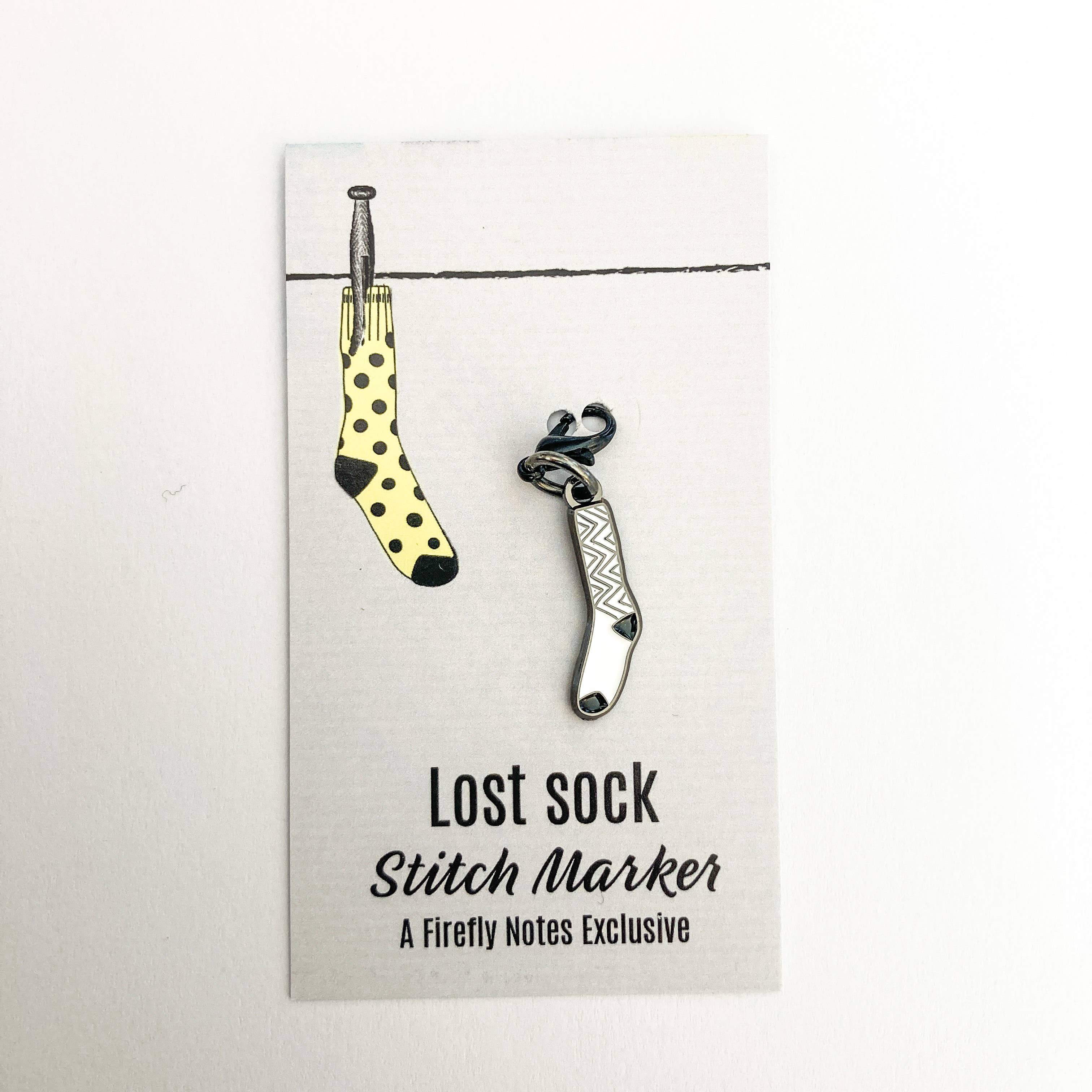 Lost Sock Single Stitch Progress Keeper