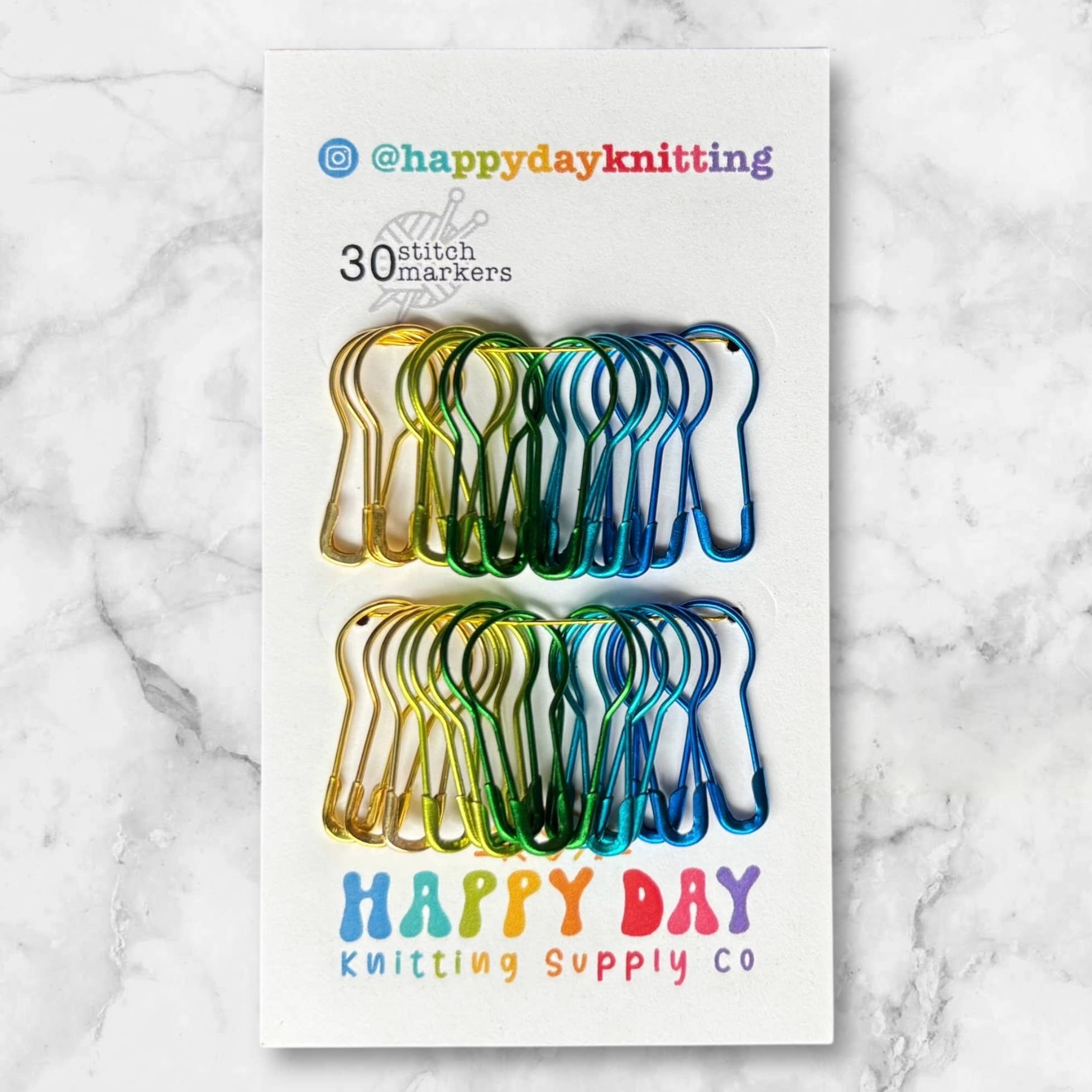 30 Locking Bulb Pin Stitch Markers