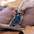 Twill + Print Witch's Helper - Crow