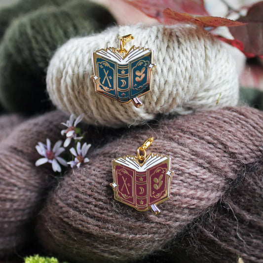 Twill + Print The Grimoire of Stitchcraft Progress Keeper / Stitch Marker