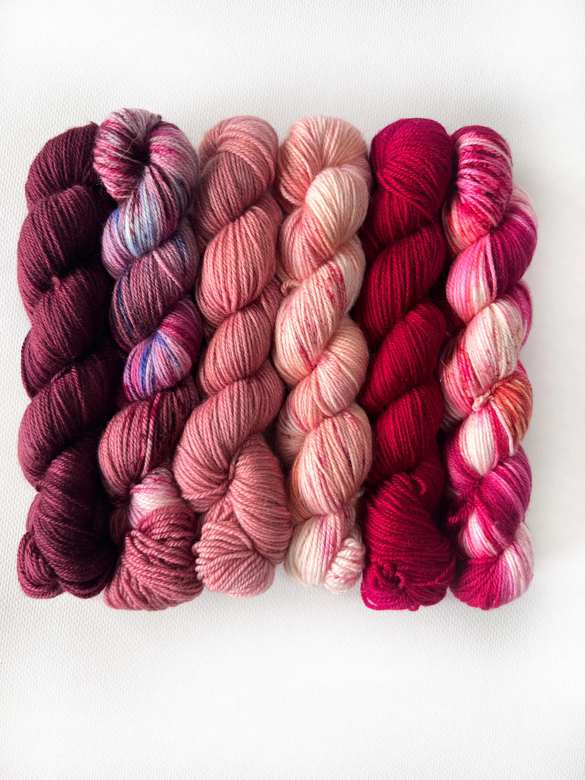 The Peony Collection - 'Ruffled Sunset' Mini Skeins Set
