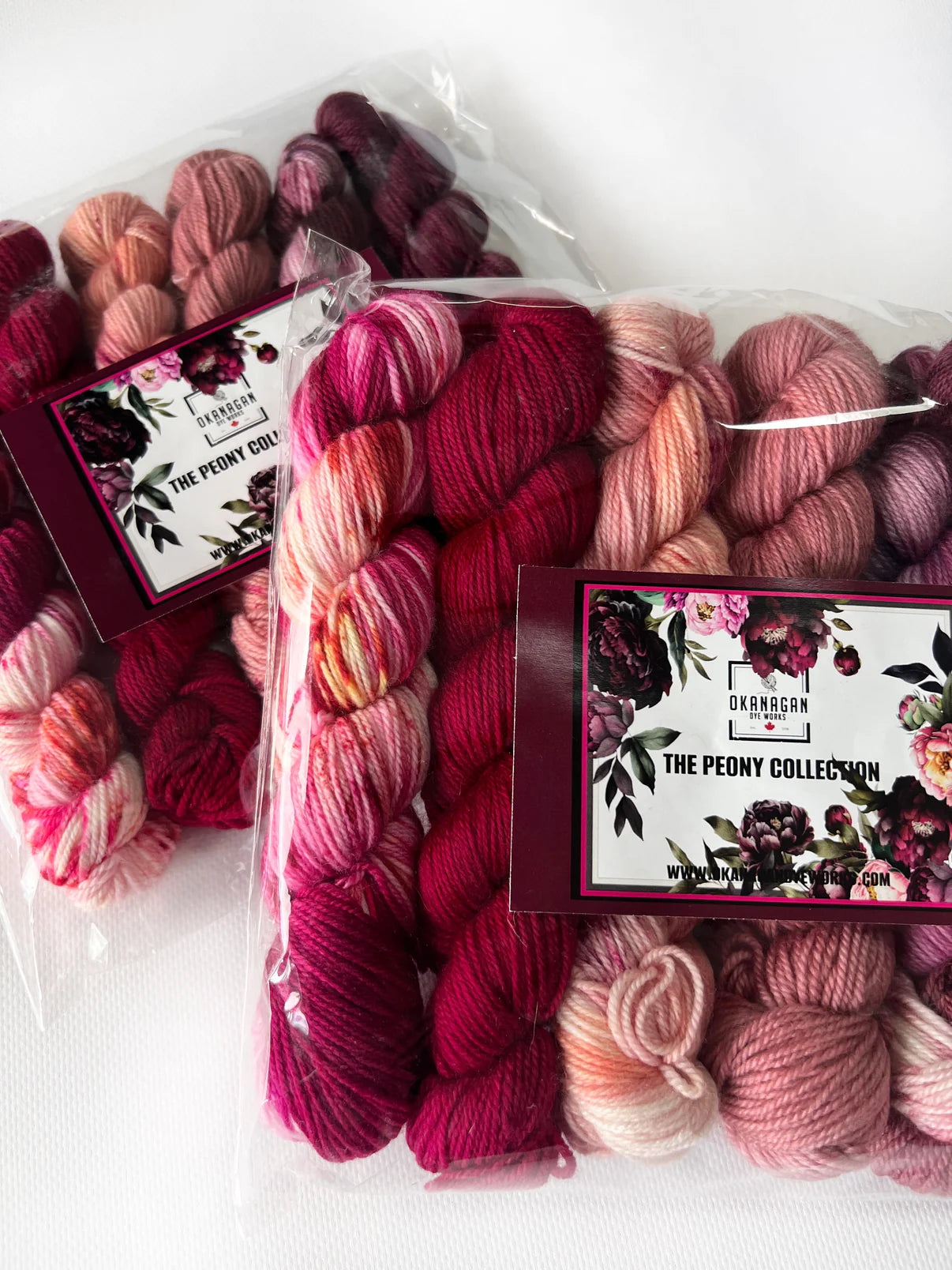 The Peony Collection - 'Ruffled Sunset' Mini Skeins Set