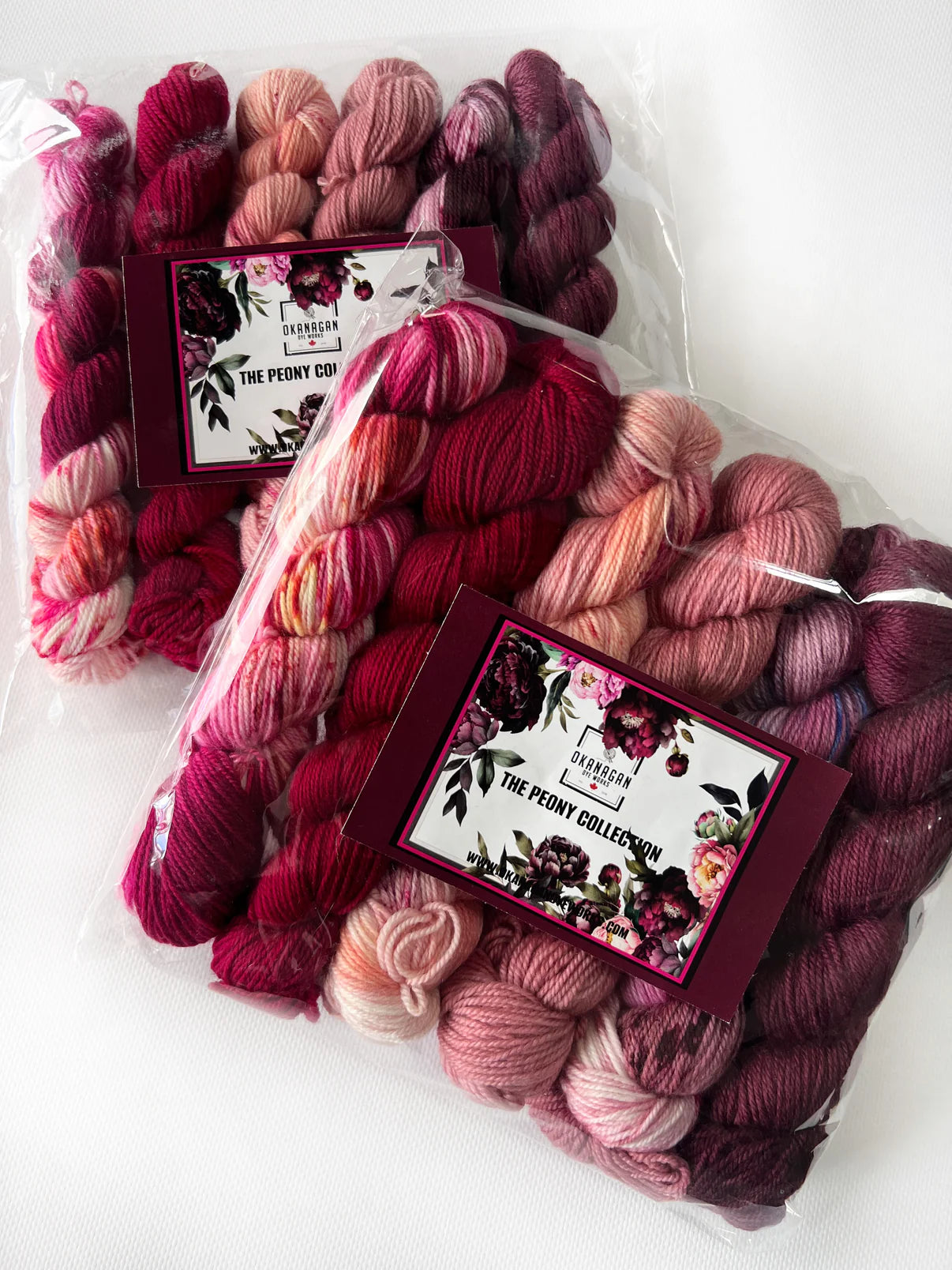 The Peony Collection - 'Ruffled Sunset' Mini Skeins Set